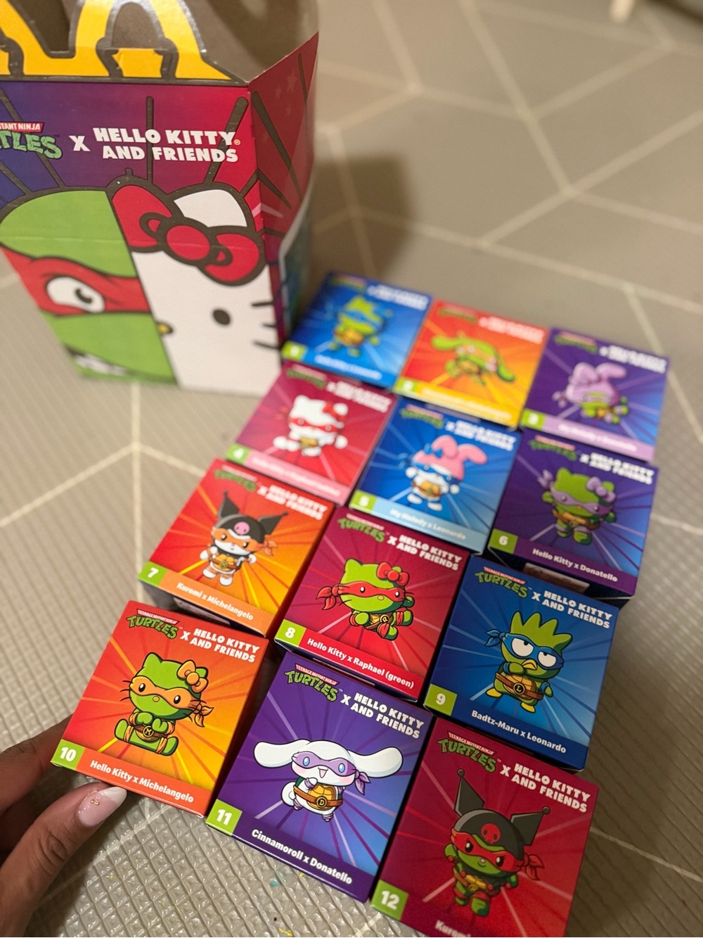 Ninja Turtles x Hello Kitty Blind Box Collectible Set - McDonald’s toys